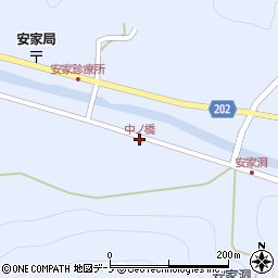 中ノ橋周辺の地図