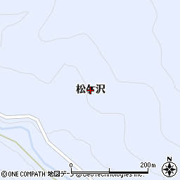 岩手県岩泉町（下閉伊郡）安家（松ケ沢）周辺の地図