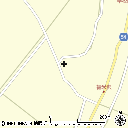 秋田県男鹿市福米沢十王堂道1周辺の地図