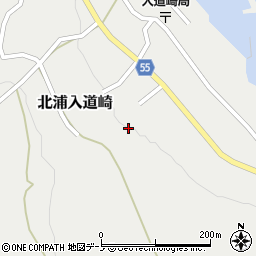 秋田県男鹿市北浦入道崎家ノ上238周辺の地図