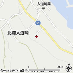 秋田県男鹿市北浦入道崎家ノ上223周辺の地図