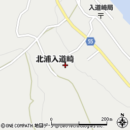 秋田県男鹿市北浦入道崎（才ノ神）周辺の地図