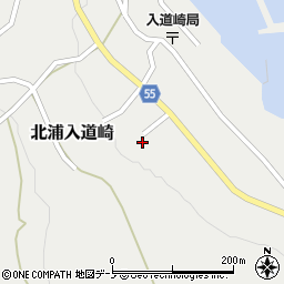 秋田県男鹿市北浦入道崎家ノ上223-1周辺の地図