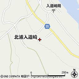 秋田県男鹿市北浦入道崎家ノ上209周辺の地図