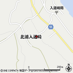秋田県男鹿市北浦入道崎家ノ上136周辺の地図