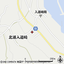 秋田県男鹿市北浦入道崎家ノ上214周辺の地図