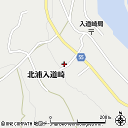 秋田県男鹿市北浦入道崎家ノ上178周辺の地図