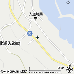 秋田県男鹿市北浦入道崎家ノ上218周辺の地図