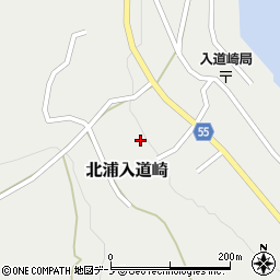 秋田県男鹿市北浦入道崎家ノ上138-2周辺の地図