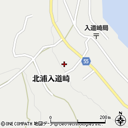 秋田県男鹿市北浦入道崎家ノ上45周辺の地図