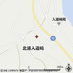 秋田県男鹿市北浦入道崎家ノ上142周辺の地図