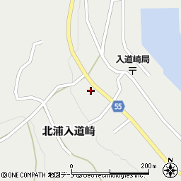 秋田県男鹿市北浦入道崎家ノ上99周辺の地図
