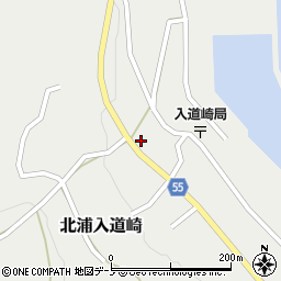 秋田県男鹿市北浦入道崎家ノ上96周辺の地図