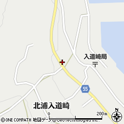 秋田県男鹿市北浦入道崎家ノ上62-2周辺の地図