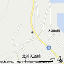 秋田県男鹿市北浦入道崎家ノ上66周辺の地図