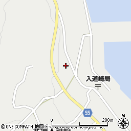 秋田県男鹿市北浦入道崎家ノ上80周辺の地図