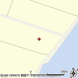 秋田県男鹿市福米沢塩柄周辺の地図