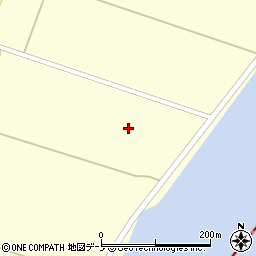 秋田県男鹿市福米沢（塩柄）周辺の地図