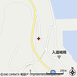 秋田県男鹿市北浦入道崎家ノ上119周辺の地図