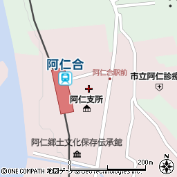 北秋田市役所　北秋田市山村開発センター周辺の地図