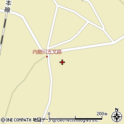 秋田県山本郡三種町鯉川小野台周辺の地図