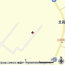 秋田県男鹿市福米沢中道周辺の地図