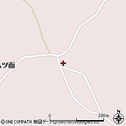 秋田県男鹿市野石（東下八ツ面）周辺の地図