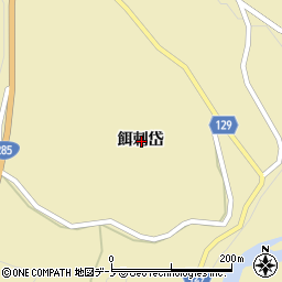 秋田県北秋田郡上小阿仁村南沢餌刺岱周辺の地図