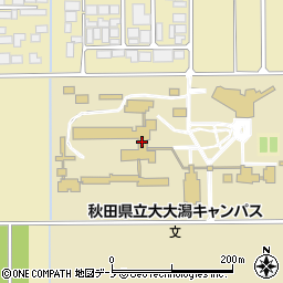 秋田県立大学　清新寮周辺の地図