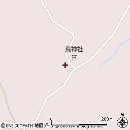 秋田県男鹿市野石高木沢周辺の地図