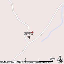 秋田県男鹿市野石箒台周辺の地図