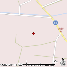 秋田県男鹿市野石赤坂周辺の地図