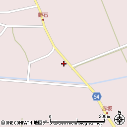 秋田県男鹿市野石道越屋布前2周辺の地図