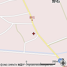 秋田県男鹿市野石野石4周辺の地図