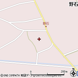 秋田県男鹿市野石野石25周辺の地図