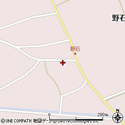 秋田県男鹿市野石野石17周辺の地図