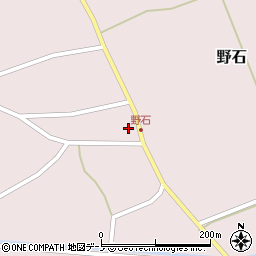 秋田県男鹿市野石野石48周辺の地図