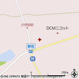 秋田県男鹿市野石下タ谷地周辺の地図
