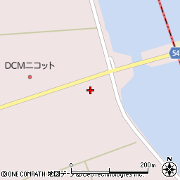 秋田県男鹿市野石浜田周辺の地図
