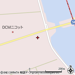秋田県男鹿市野石（浜田）周辺の地図