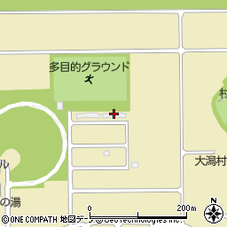 大潟村多目的運動広場周辺の地図