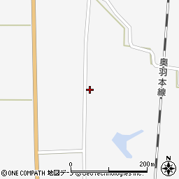 秋田県山本郡三種町鹿渡大畑野22周辺の地図