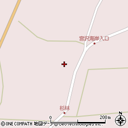 秋田県男鹿市野石大場沢59周辺の地図