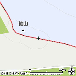 袖山周辺の地図