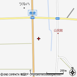 秋田県山本郡三種町鹿渡西小瀬川周辺の地図