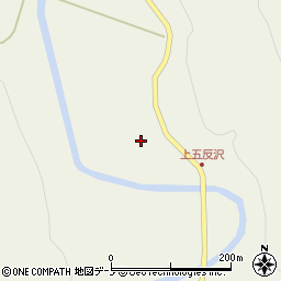 秋田県北秋田郡上小阿仁村五反沢堰根沢口80周辺の地図