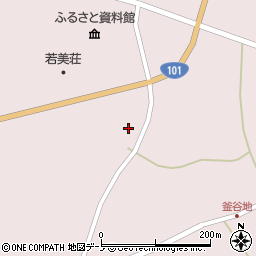 秋田県男鹿市野石大場沢台周辺の地図