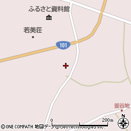 秋田県男鹿市野石（大場沢台）周辺の地図