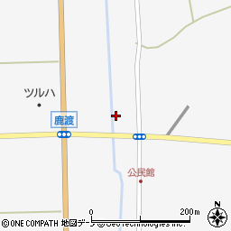 株式会社秋田クボタ鹿渡営業所周辺の地図