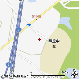 秋田県山本郡三種町鹿渡盤若台129-3周辺の地図